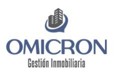 micrositio concesionaria Omicron Gestin Inmobiliaria