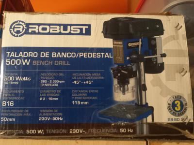 Varios Herramientas VENDO TALADRO DE BANCO "ROBUST" 500W 16mm