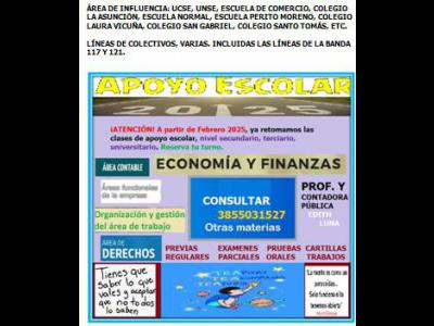 Profesionales Contador Pblico PROFESORA (NIVEL SECUNDARIO UNIVERSITARIO Y TERCIARIO)