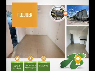 Departamentos Alquiler Santiago Del Estero Dpto. 1 dorm, San Martin y Monteagudo