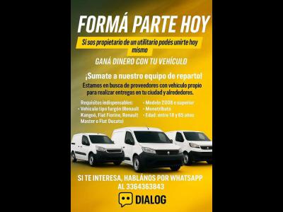 Empleos  Sumate a nuestro equipo de reparto!