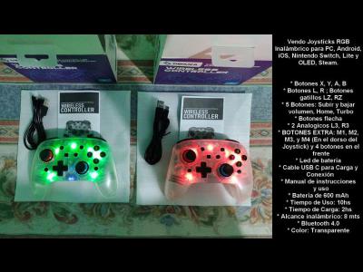 Varios Electronica Joystick RGB para Nintendo Switch/PC/Android/iOS (NUEVOS)