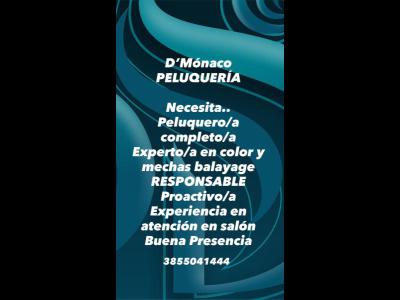 Empleos  Peluquero/a completo