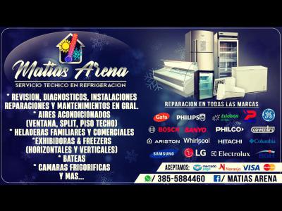 Servicios Servicios tecnicos TECNICO EN REFRIGERACION MATRICULADO