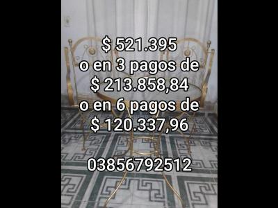 Varios Hogar, Muebles y Jardin Juego de sillones de hierro para jardin